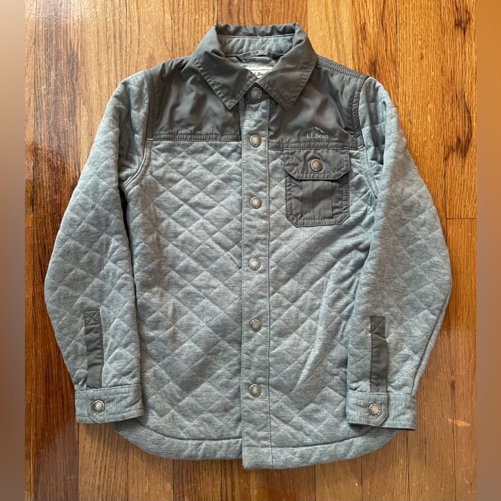Boys L.L. Bean Two-Tone Quilted Jacket - Sz. 6/7
